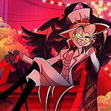 Lucifer Morningstar as he appears in the full Hazbin Hotel series.