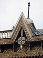 A Decembrist house, with distinctive hand-carved trim