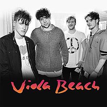 The members of Viola Beach in 2016