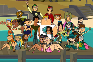 Introduced in Total Drama Island Active competitors (2007 – 2011) Top: DJ, Duncan, Tyler, Harold, Geoff and Heather Standing: Lindsay, Leshawna, Eva, Justin, Owen, Noah, Trent, Gwen and Cody (Alejandro, Sierra and Blaineley not pictured) Sitting: Izzy, Bridgette, Courtney, Katie, Sadie, Ezekiel and Beth