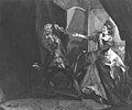 Henry Fuseli's 1766 depiction of Garrick and Mrs. Pritchard, with the daggers.[190]