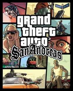 Grand Theft Auto: San Andreas, United States box cover