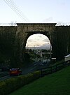 The railway bridge known as MacNeill's Egyptian Arch in 2006