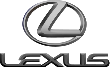 Circle-shaped logo with the letter 'L', above the word 'Lexus'