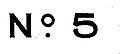 Early Chanel No. 5 stylized word design trademark, filed April 1, 1926