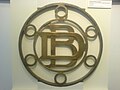 Dodge Brothers emblem ca. 1910, removed from the gate of the Dodge Main plant before its 1981 demolition