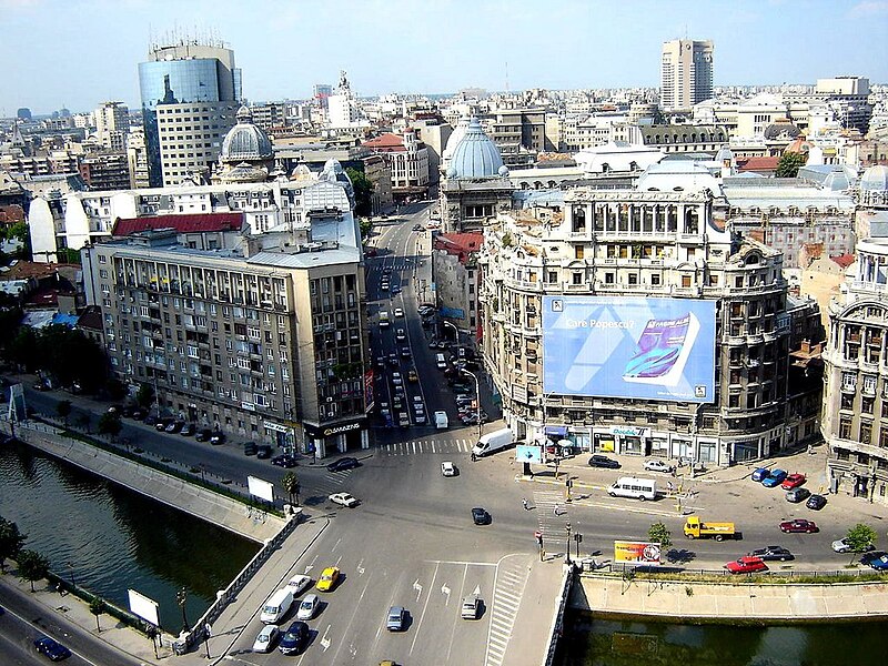 File:Bucharest-Calea-Victoriei-Aerial-View.jpg