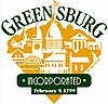 Official logo of Greensburg, Pennsylvania