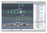 MacFamilyTree running under Mac OS X