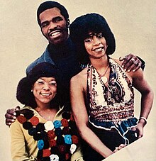 The Undisputed Truth c. 1971. (clockwise from top) Joe Harris, Brenda Joyce Evans, Billie Rae Calvin.