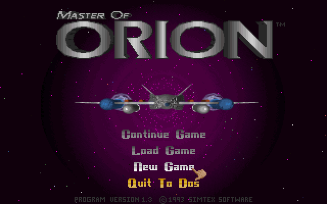 Файл:Master of Orion menu screen.png