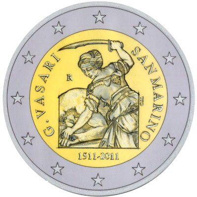 Файл:€2 commemorative coin San-Marino 2011.jpg