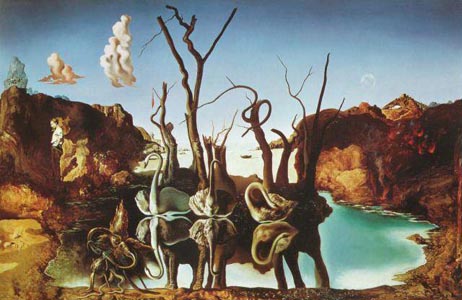 Файл:Swans Reflecting Elephants (1937).jpg