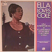 Обложка альбома Эллы Фицджеральд «Ella Loves Cole» (1970)