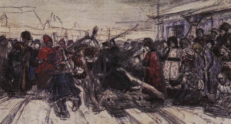 Файл:Surikov Boyarinya Morozova eskiz 1880e.jpg