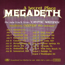 Обложка сингла Megadeth «A Secret Place» (1998)