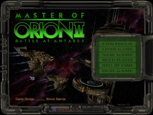 Файл:Master of Orion 2 Main menu.JPG