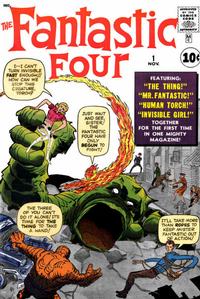 The Fantastic Four #1 (Ноябрь, 1961) Художник — Джек Кирби