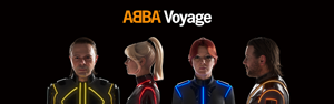 Рекламный постер серии концертов ABBA Voyage