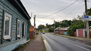 начало улицы — вид в направлении Толстого