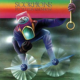 Обложка альбома Scorpions «Fly to the Rainbow» (1974)