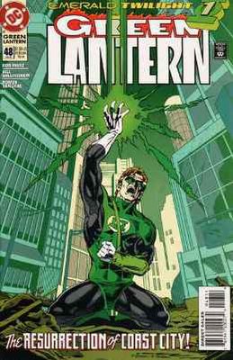 Обложка выпуска Green Lantern #48: Emerald Twilight, художник Билли Уиллинхем.