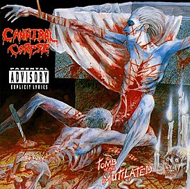 Обложка альбома Cannibal Corpse «Tomb of the Mutilated» (1992)