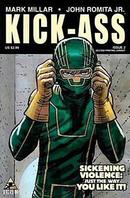 Обложка комикса Kick-Ass № 2