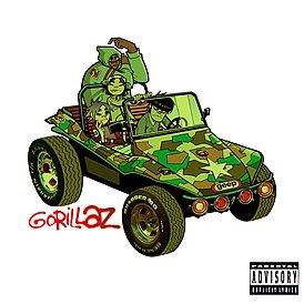 Обложка альбома Gorillaz «Gorillaz» (2001)