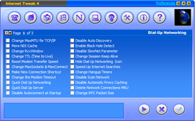 Скриншот программы Internet Tweak