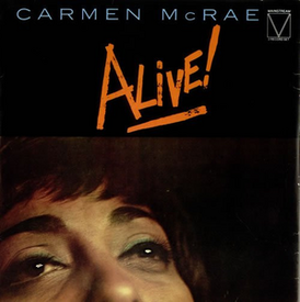 Обложка альбома Кармен Макрей «Alive!» (1973)