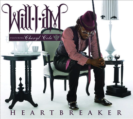 Обложка сингла will.i.am при участии Шерил Коул «Heartbreaker» ()