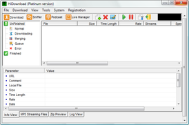 Скриншот программы HiDownload