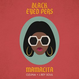 Обложка сингла The Black Eyed Peas, Осуны и J. Rey Soul «Mamacita» (2020)