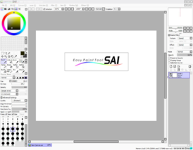 Скриншот программы Easy Paint Tool SAI