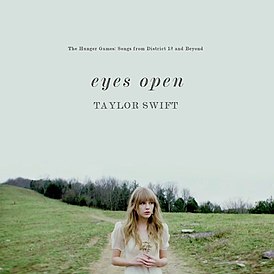 Обложка сингла Тейлор Свифт «Eyes Open» (2012)