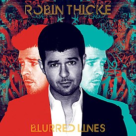 Обложка альбома Робин Тик «Blurred Lines» (2013)