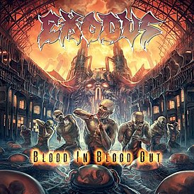 Обложка альбома Exodus «Blood In, Blood Out» (2014)