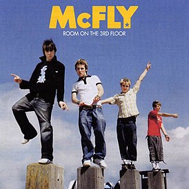 Обложка альбома McFly «Room on the 3rd Floor» (2004)