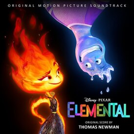 Обложка альбома Томаса Ньюмана «Elemental (Original Motion Picture Soundtrack)» (2023)