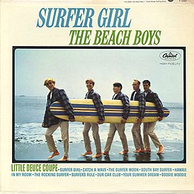 Обложка альбома The Beach Boys «Surfer Girl» (1963)