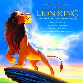 Обложка альбома Элтона Джона и Ханса Циммера «The Lion King: Original Motion Picture Soundtrack» ()