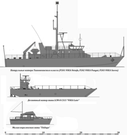 Схемы кораблей королевских ВМС Тонга