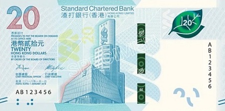 File:Twenty hongkong dollars （Standard Chartered Bank）2018 series - front.jpg